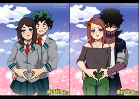 BNHA YCH [Spring Love] Finished Set 1