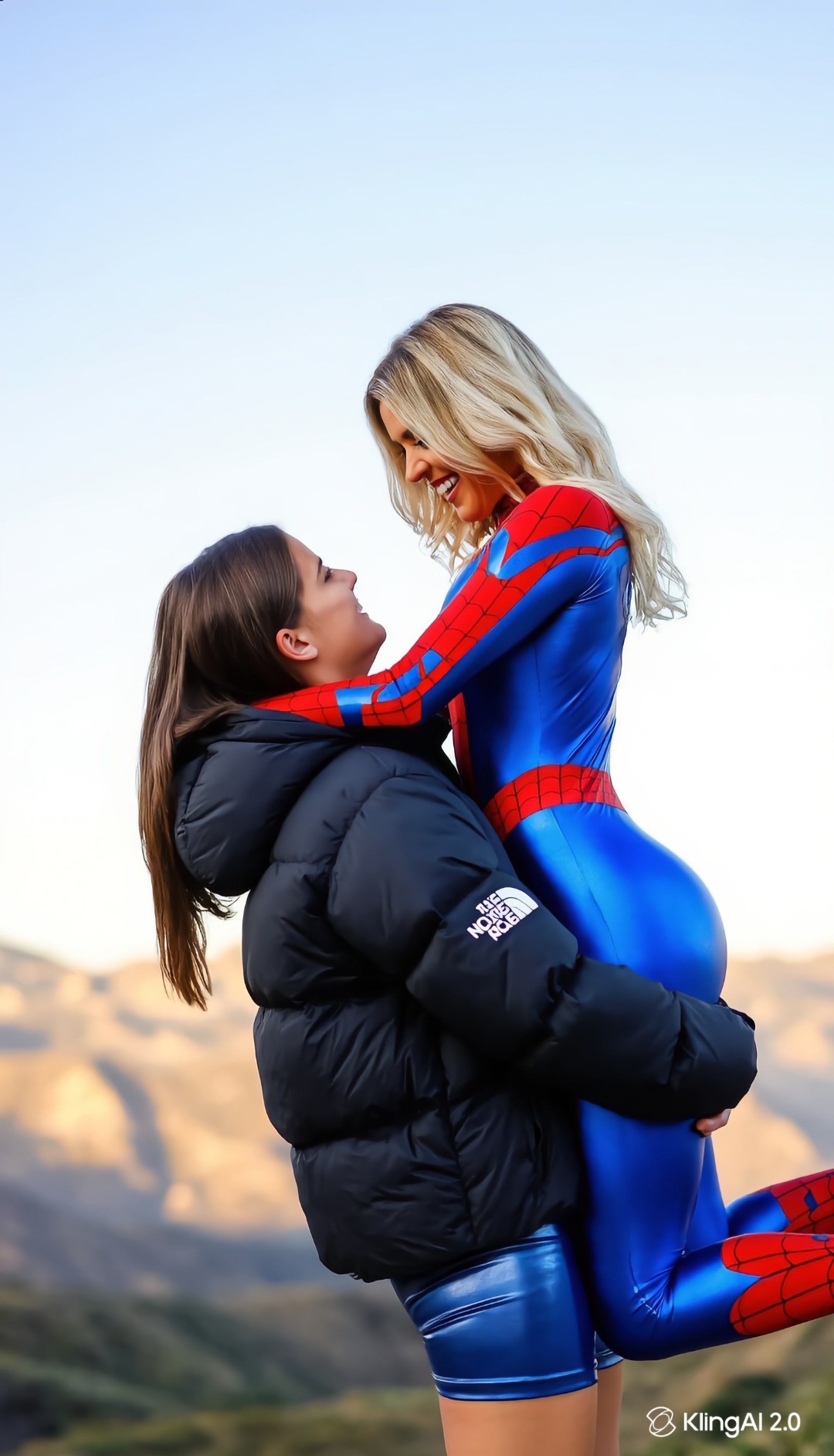 Spiderwoman lift and carry