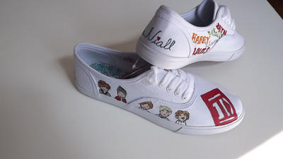 One Direction shoes 2 by ciencianalove on DeviantArt