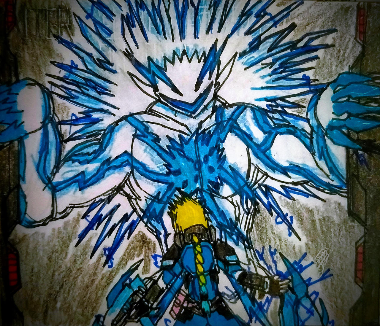 Demerzel Deviantart Demerzel vs Gunvolt by Napasitart on DeviantArt