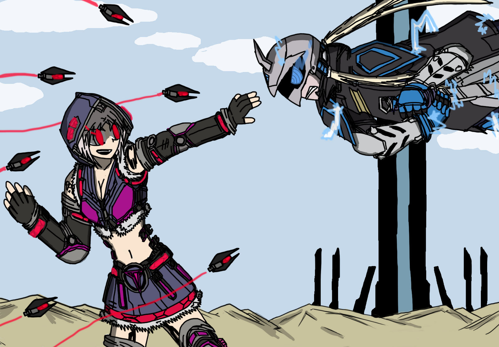 Psycho Commando vs Insane Warrior
