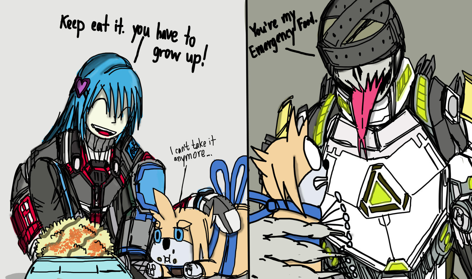 My OCs interaction with pupvolt