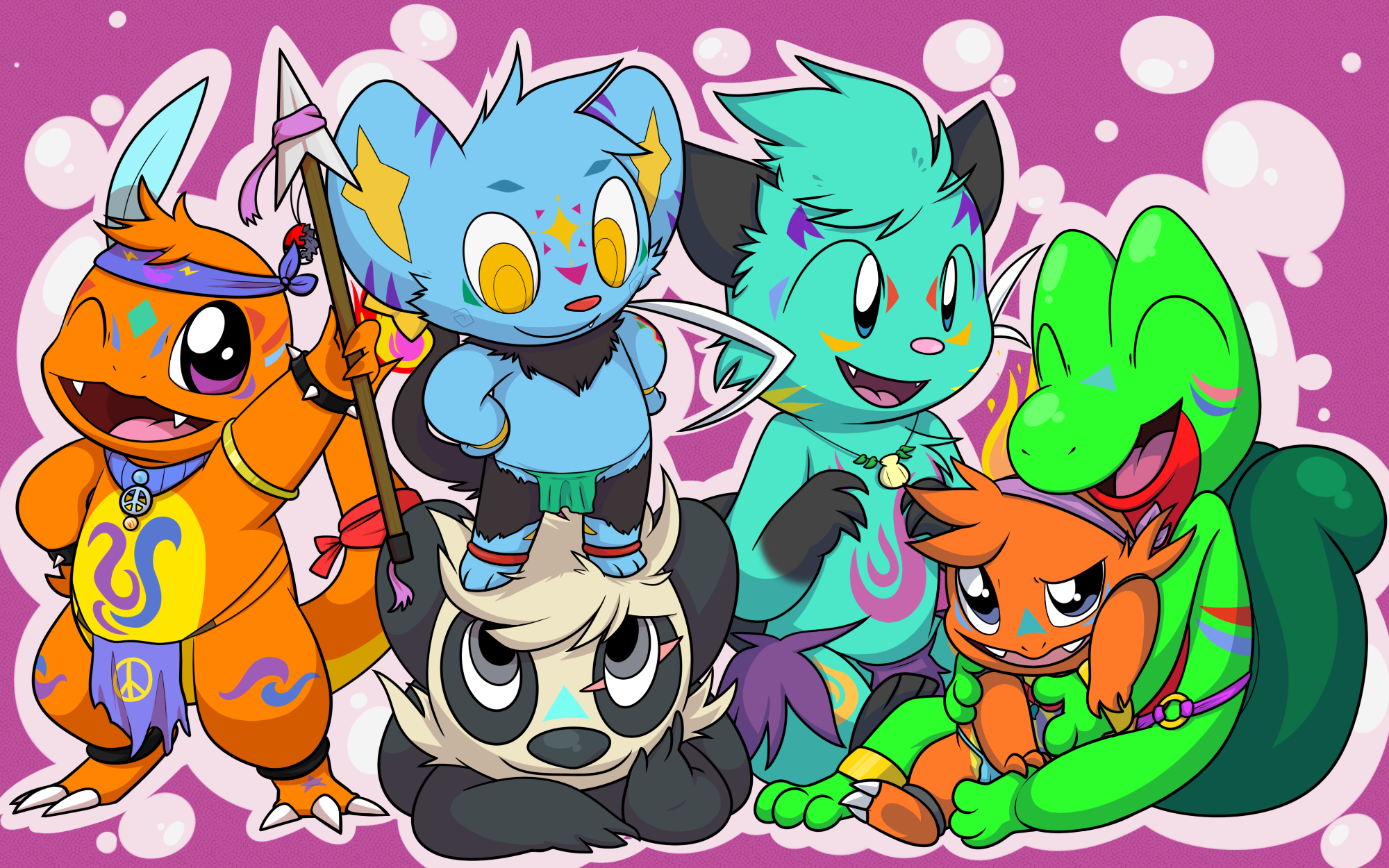 Commission: Poke Tribe