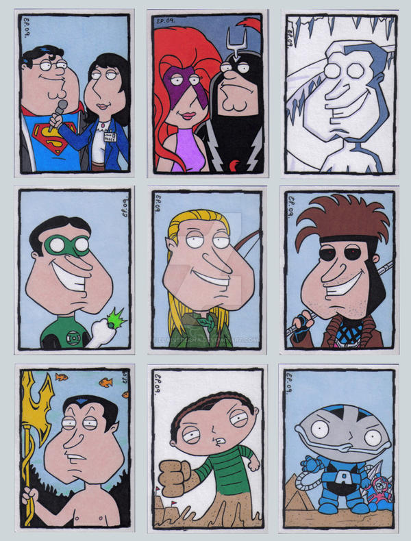 Family Guy Sketch Cards K