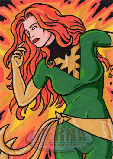 Phoenix Sketch Card