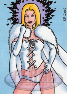 White Queen Sketch Card