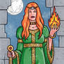 Brigid Sketch Card - Classic Mythology