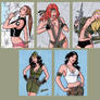 Bombshells - Sketch Cards 1