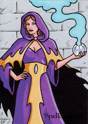 Spellcasters Sketch Card 21