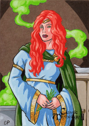 Ceridwen Sketch Card - Classic Mythology II