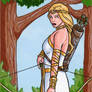 Artemis Sketch Card - Classic Mythology II