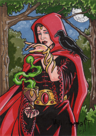 Witchcraft Sketch Card AP