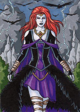 Morrigan's Runes Classic Mythology - The Morrigan by ElainePerna on DeviantArt