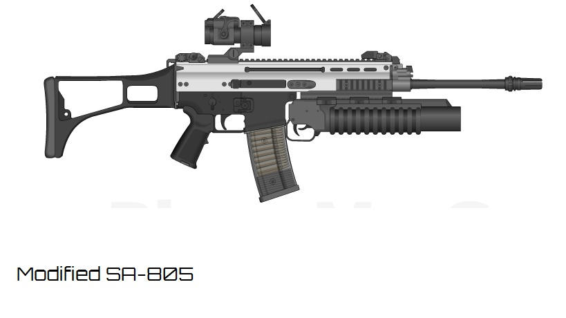 Sa 805 Rifle Modified SA-805 by Tyro619 on DeviantArt