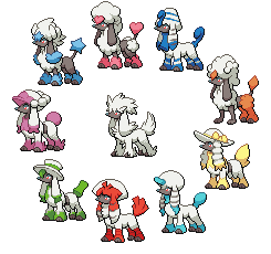 Furfrou sprites