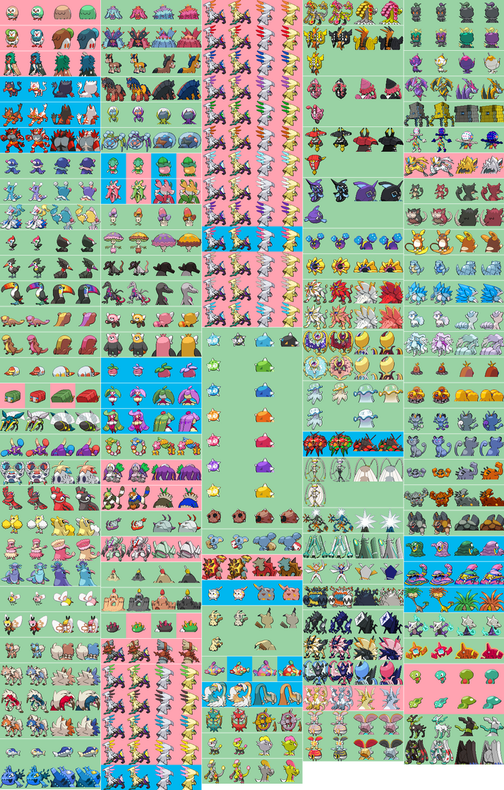 GenVII DS-style GBA sprites by leparagon
