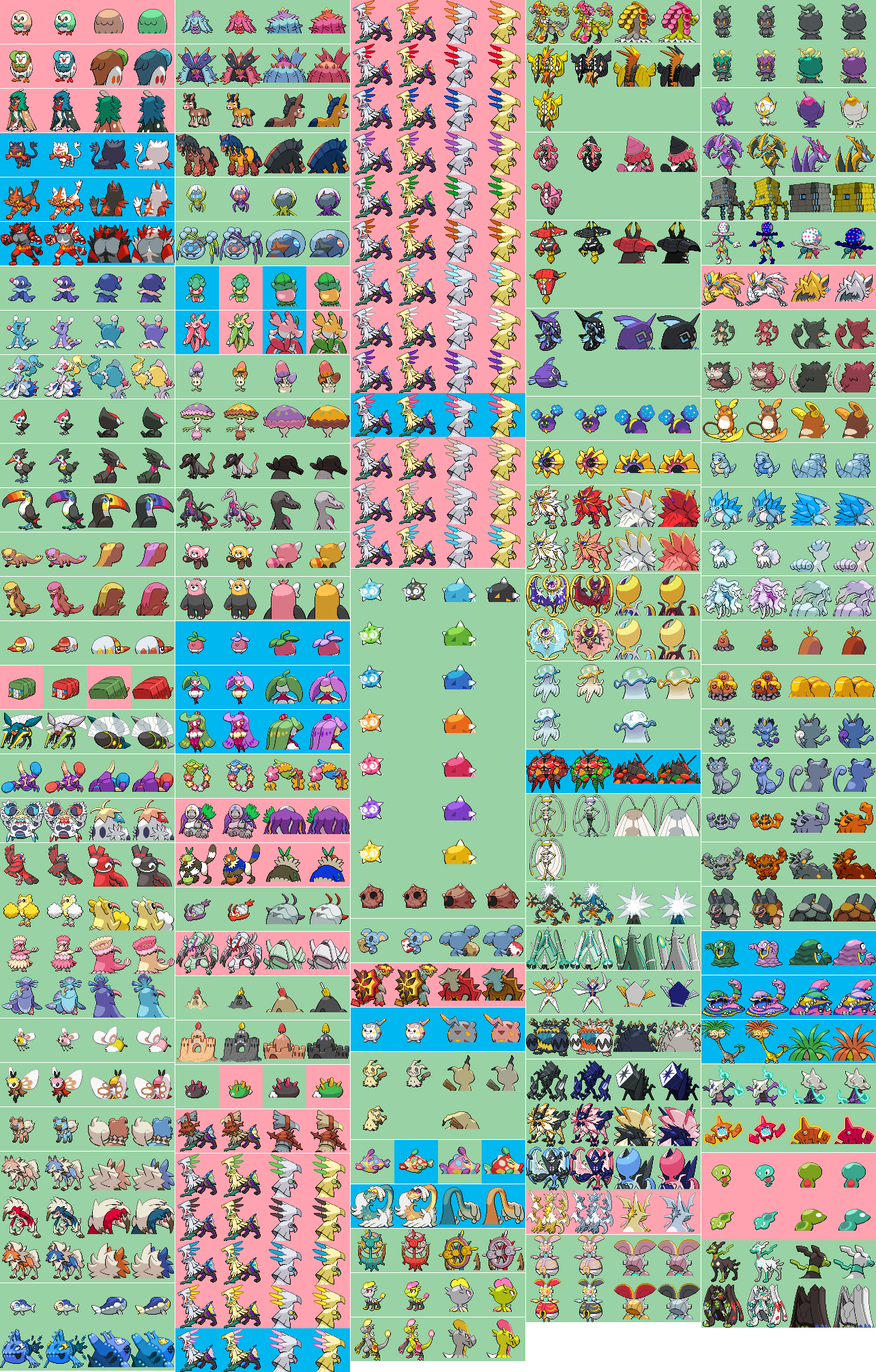 GenVII DS-style GBA sprites by leparagon