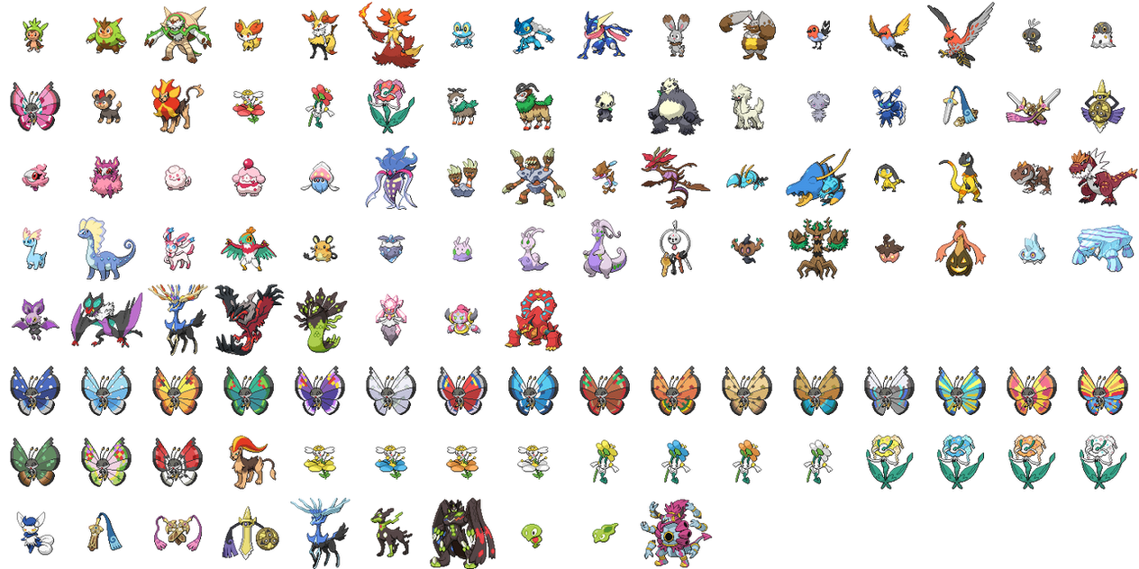Gen 6 Pokemon Sprites WIP By Leparagon On DeviantArt gen-6-pokemon-sprites-wip-by-leparagon-on-deviantart