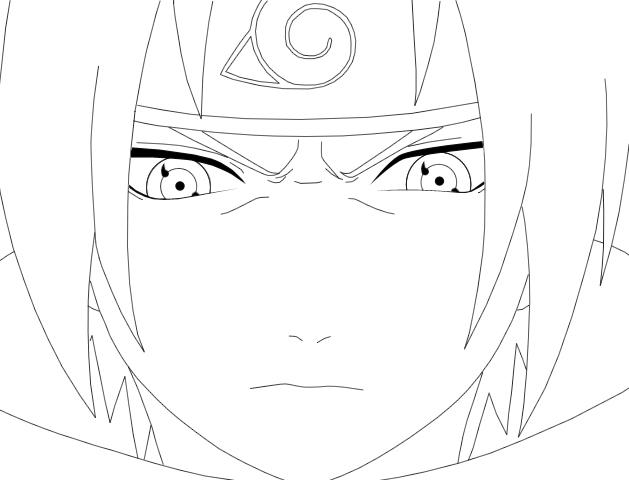 Sasuke Line Trace sasuke line art by suleeman on DeviantArt