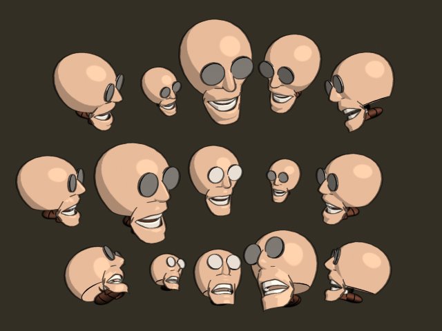 Spooky Heads