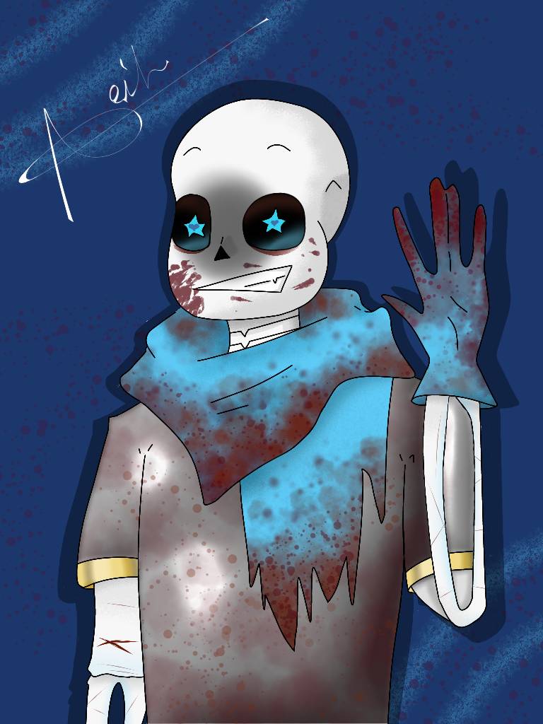 Nightmare Sans Fanart by NeilaHasFood on DeviantArt