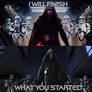 Kylo Ren and Darth Vader