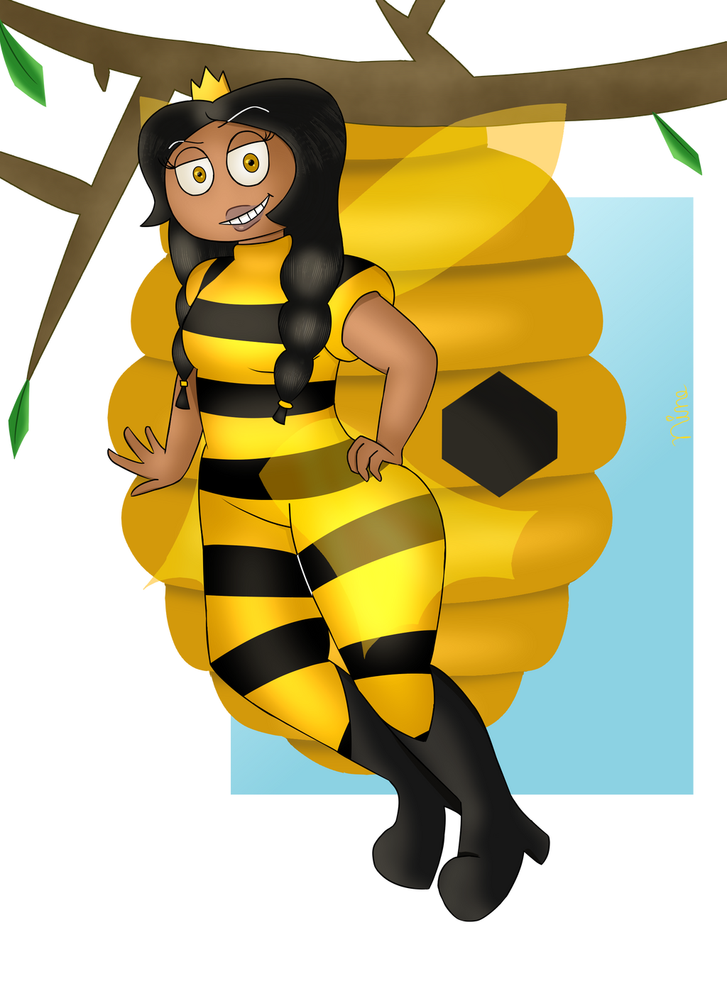|Art Trade| Queen Bee by NineTenOnetyOne