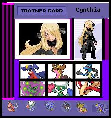 Sinnoh Champion Cynthia by SapphireRose-chan on DeviantArt