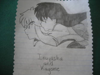 InuYasha and Kagome by SapphireRose-chan