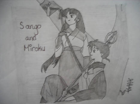 Sango x Miroku (Shaded)