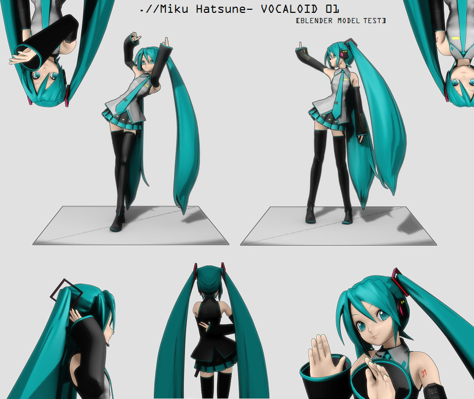 7 Miku Renders by 1PUPsuits on DeviantArt
