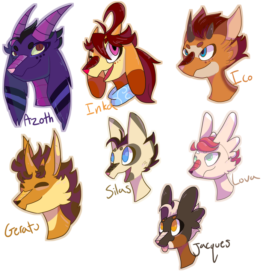 All Imp Headshots by Ribbio on DeviantArt
