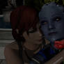 Femshep-Liara Romance Night in Fountain