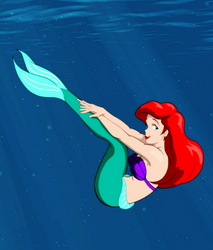 Ariel's Somersault SFW