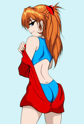 Asuka's beach wear