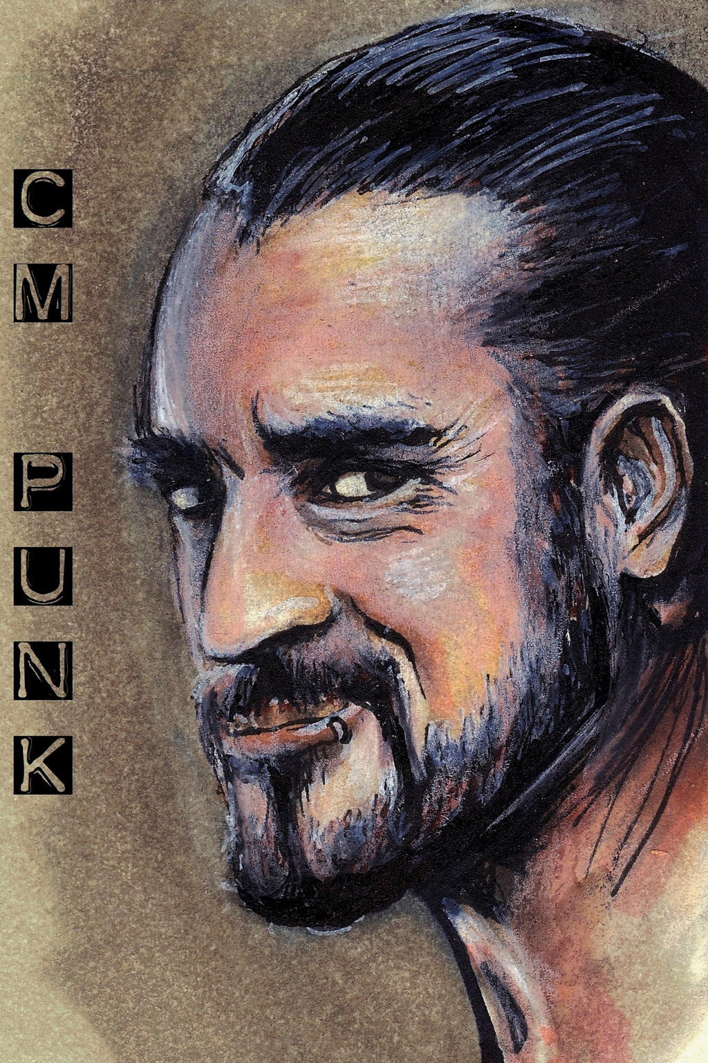CM Punk Sketch Card
