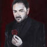 Crowley (Mark Sheppard) Acrylic Painting