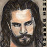 Seth Rollins Sketch Card Copics