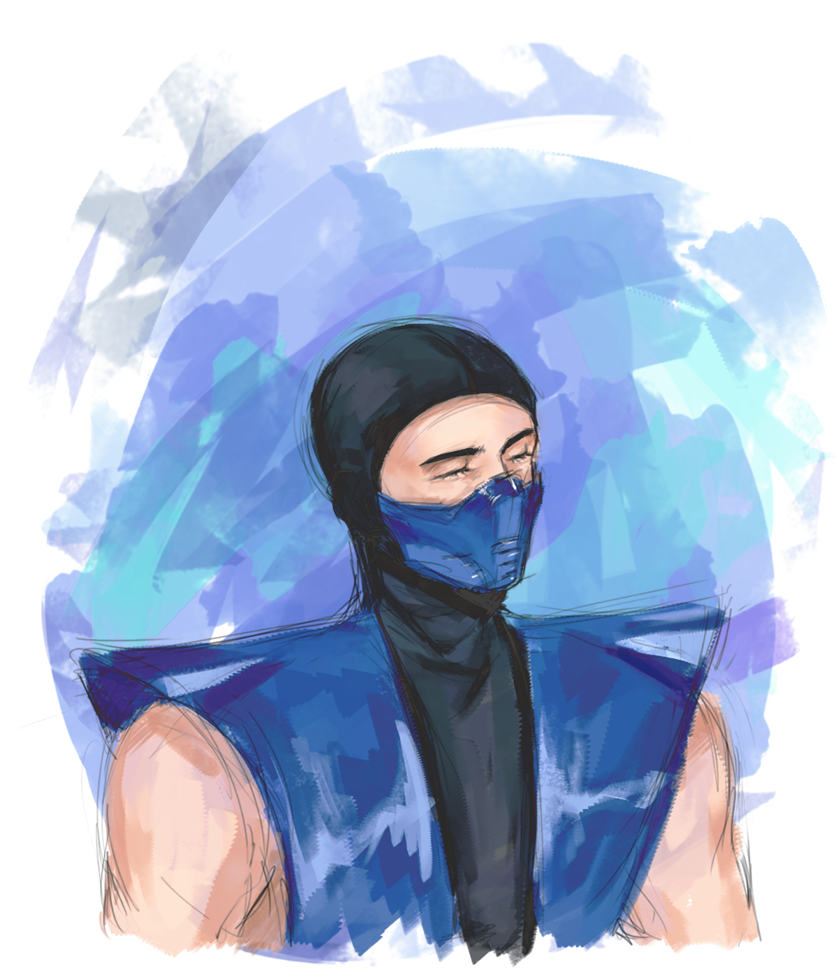 Sub-Zero (MK Mythologies) by nyxoofi on DeviantArt