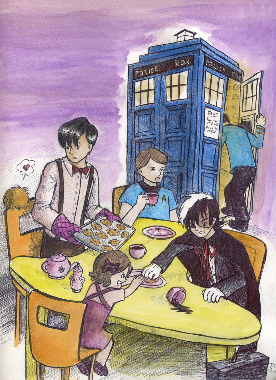 Three Doctors have a Tea Party