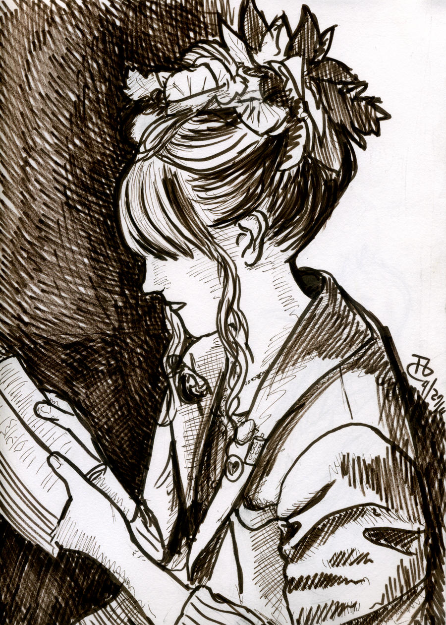 Girl Reading a Book