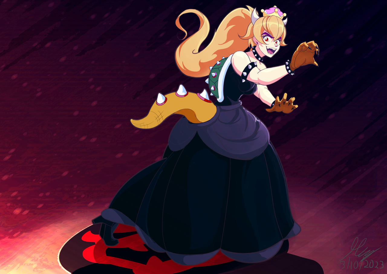 Bowsette Rescate Bowsette Fanart by 2sv on DeviantArt