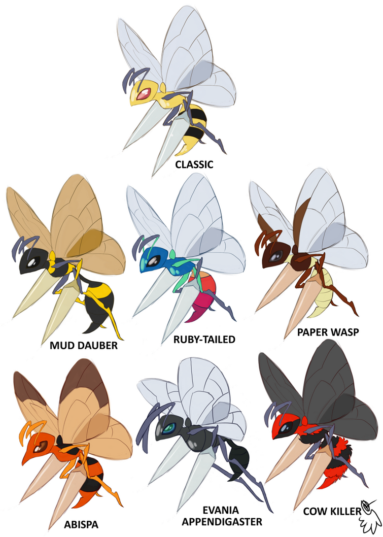 Beedrill Inflation Beedrill Variants by LucidJello on DeviantArt