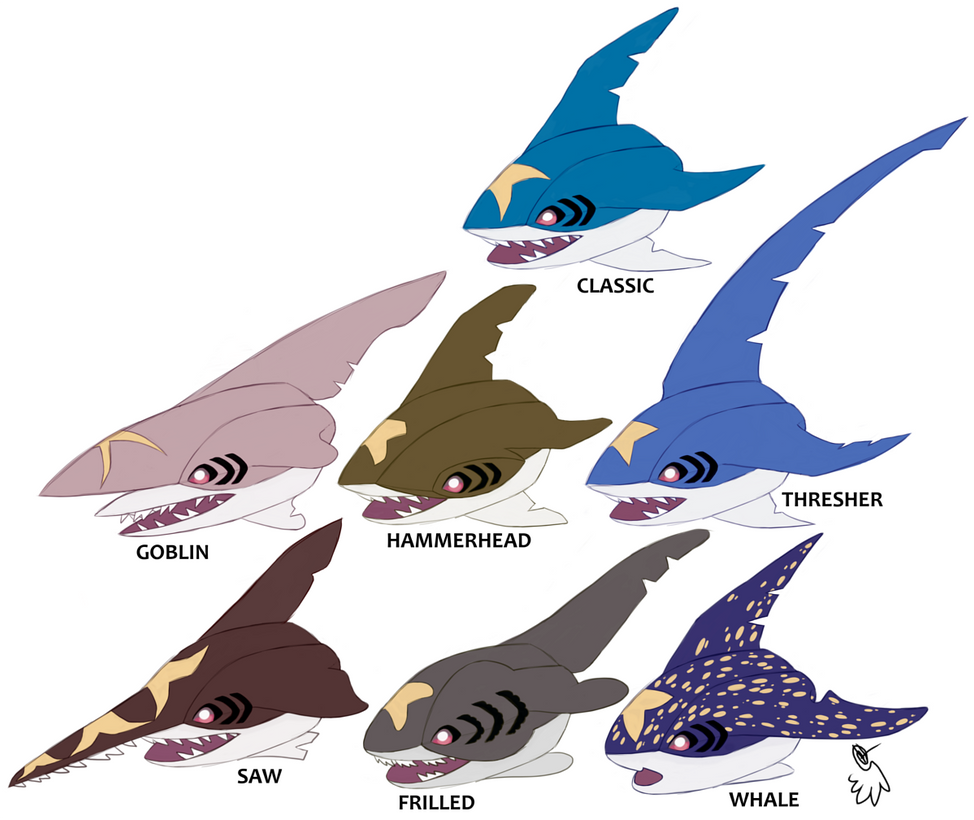 Sharpdo Watch Sharpedo Variations by LucidJello on DeviantArt