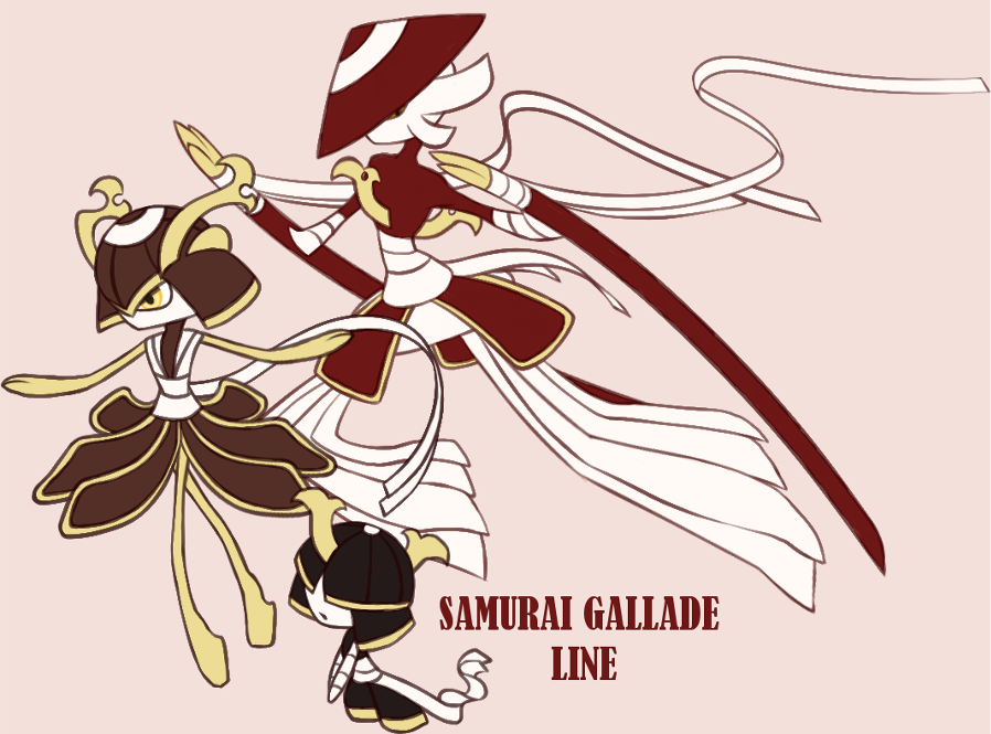 Gallede Line Samurai Gallade variant line by LucidJello on DeviantArt