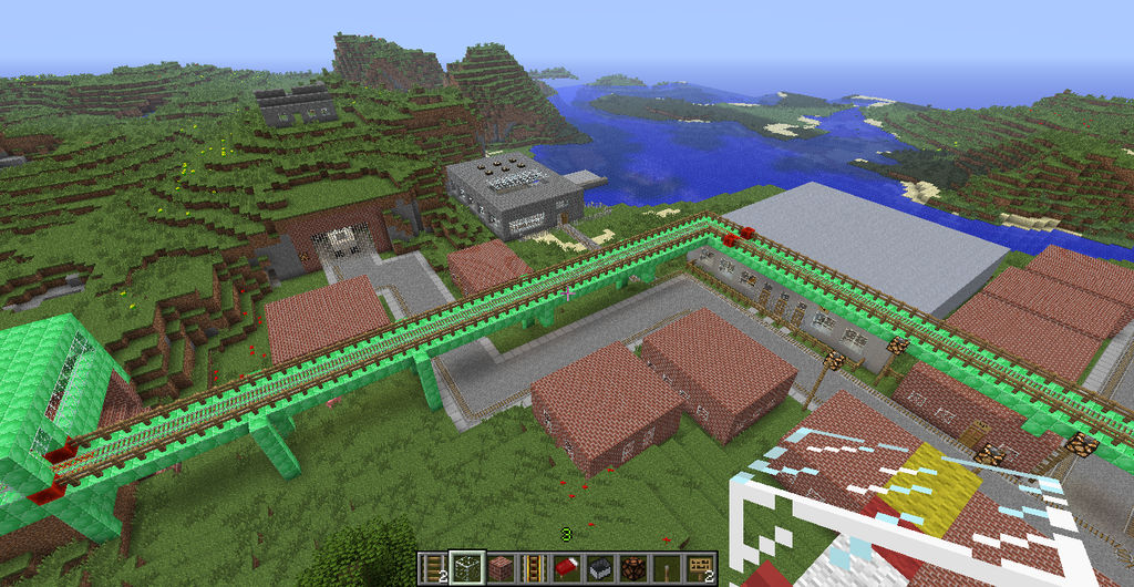 Minecraft Town Layout Deviantart Section of town by MrKuraiMan on DeviantArt