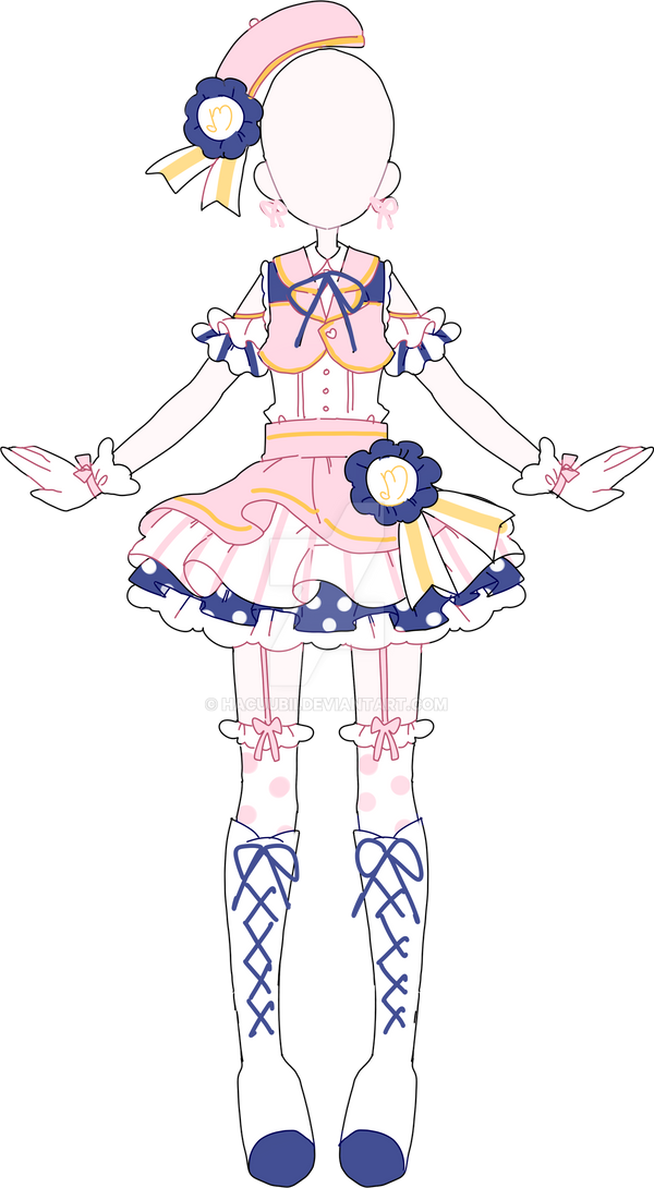 kira kira idol outfit commission for Meru by Hacuubii on DeviantArt