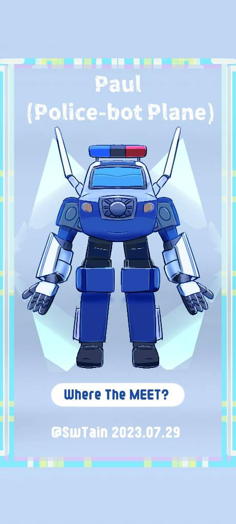 Where The MEET: Police-bot Plane (Closed eyes) by SwTain2074 on DeviantArt