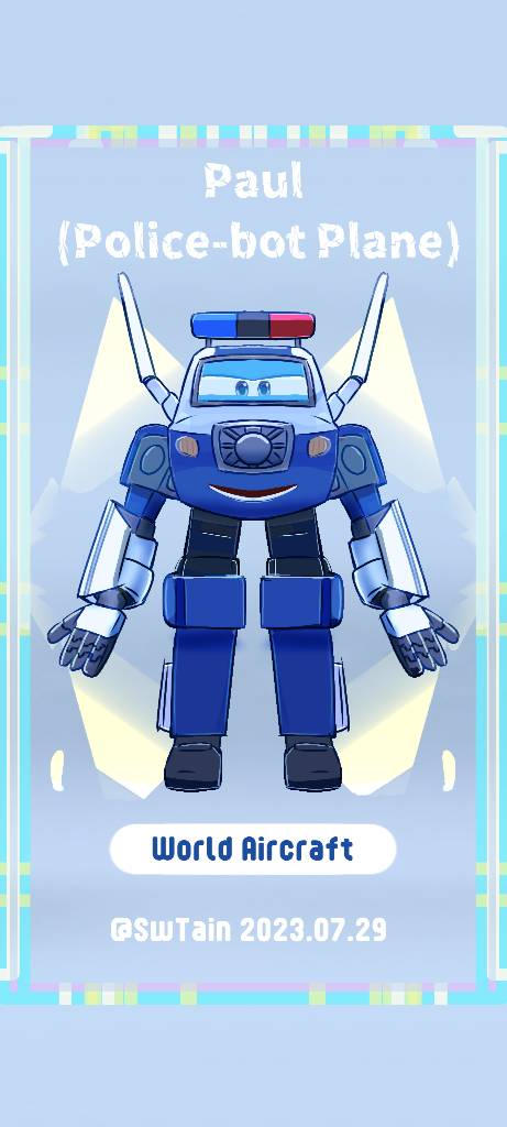 Where The MEET: Police-bot Plane (Open eyes) by SwTain2074 on DeviantArt