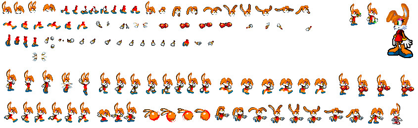 Starli The Rabbit Sprites by BastyTheFox on DeviantArt